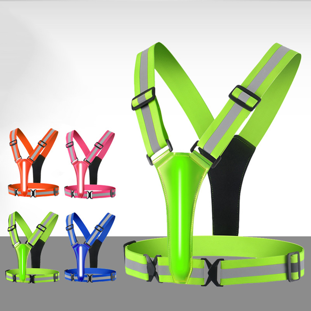 Running Gear Reflective - LED koşu atleti USB şarj edilebilir