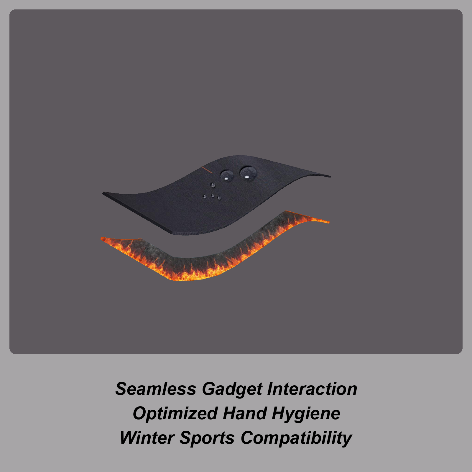 Running Gear In Snow - Kışlık sıcak eldivenler rüzgar geçirmez dokunmatik