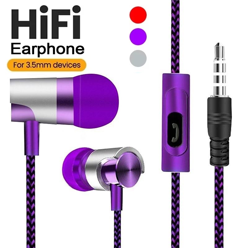 Running Gear Headphones - Kablolu Kulaklıklar Kulak İçi Kulaklık Metal