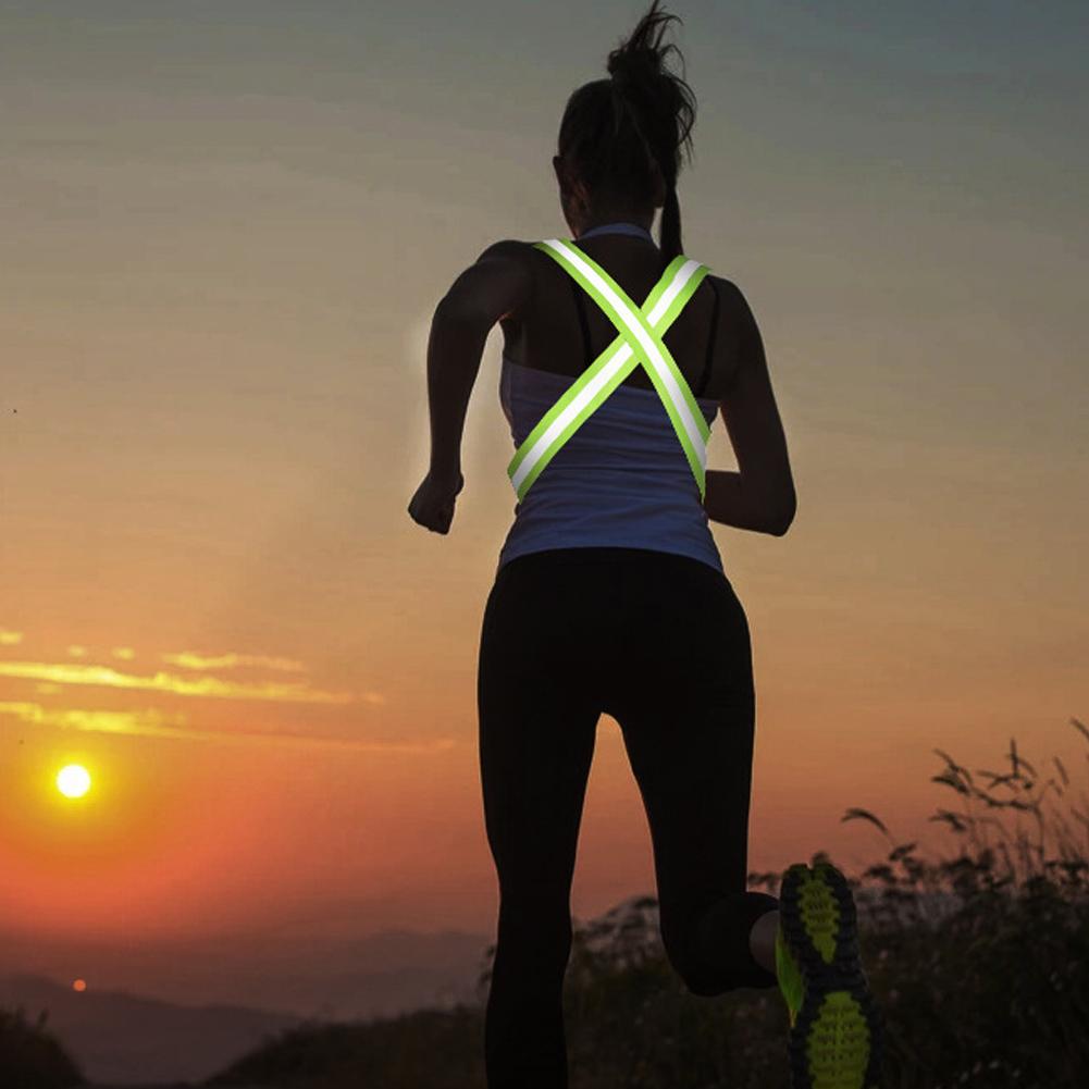 Running Gear Reflective - Yeni Vurgu Yansıtıcı Askıları Gece Koşu