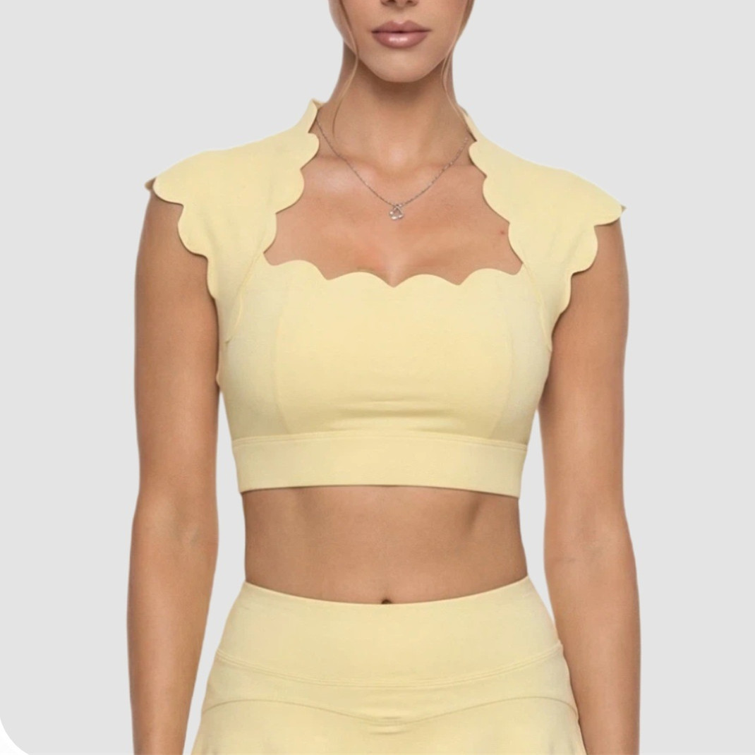 Running Gear Women - Dalgalı Kadın Spor Atleti Yoga Sütyeni