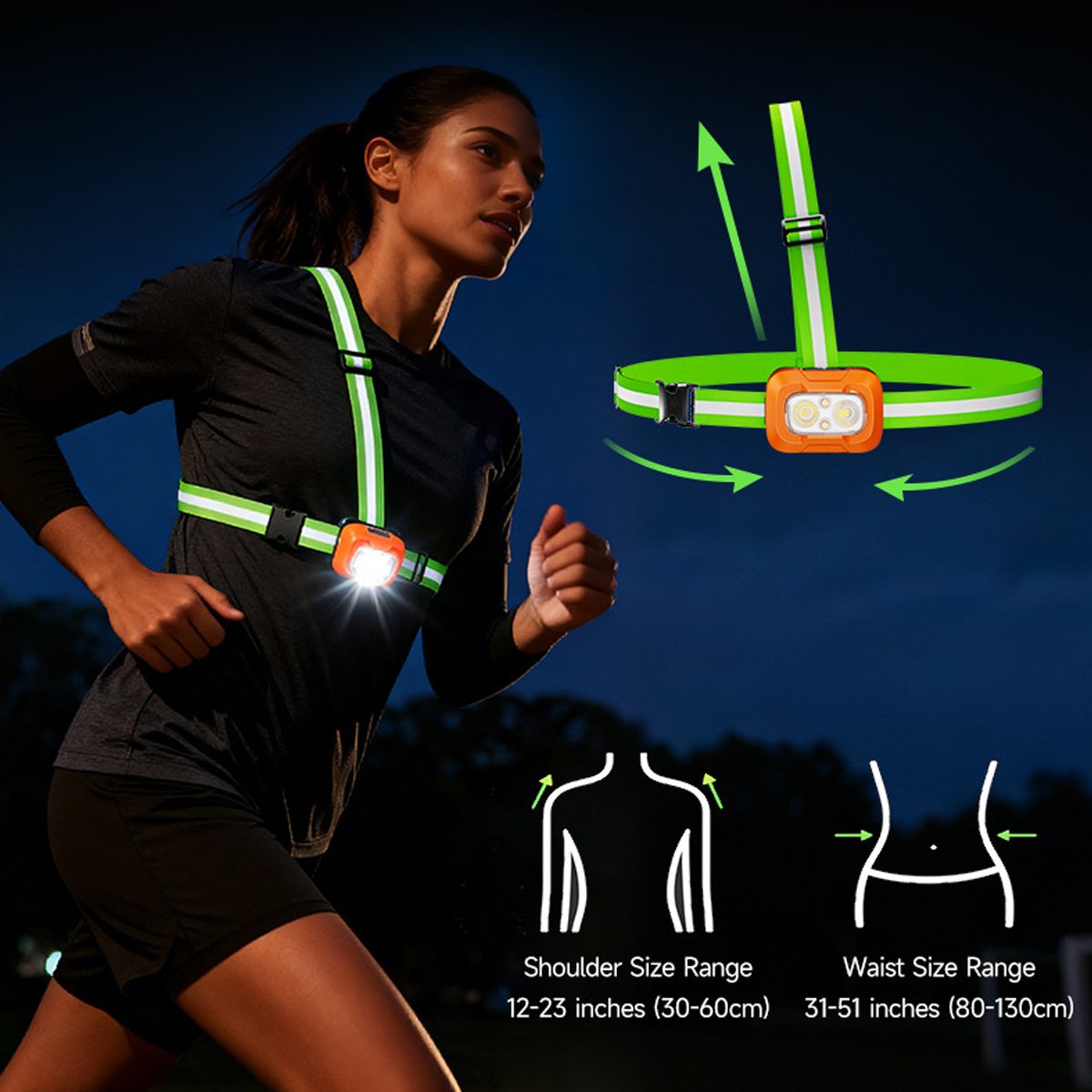 Koşu Işığı USB Şarj Edilebilir - Running Gear Reflective incelemesi ve fiyatı