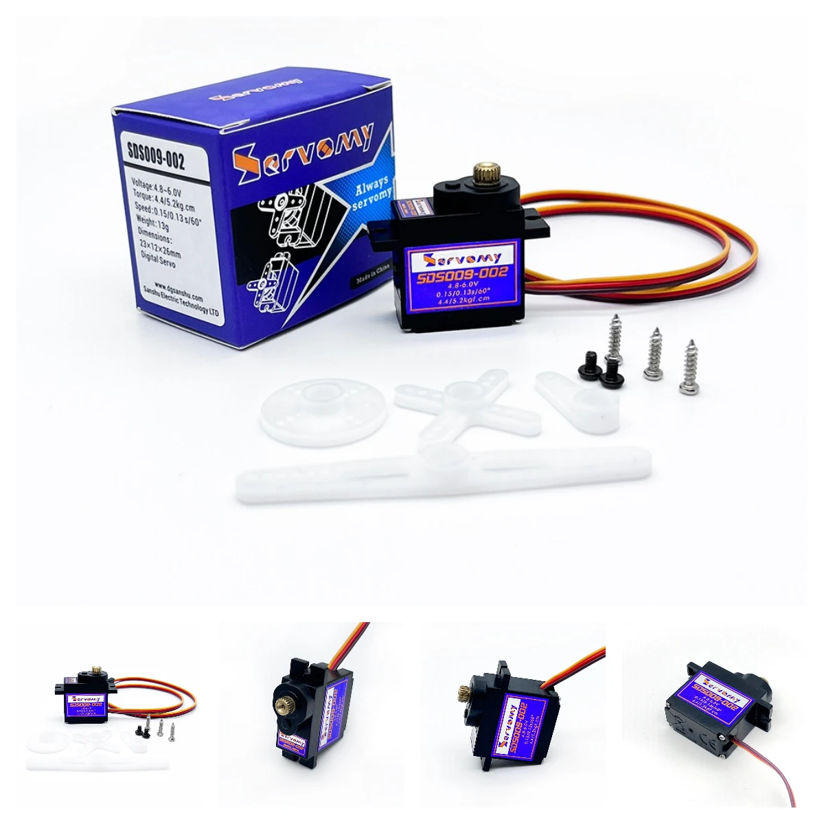 4 adet Servomi SDS009-02 9g Se - Running Gear Vehicle incelemesi ve fiyatı