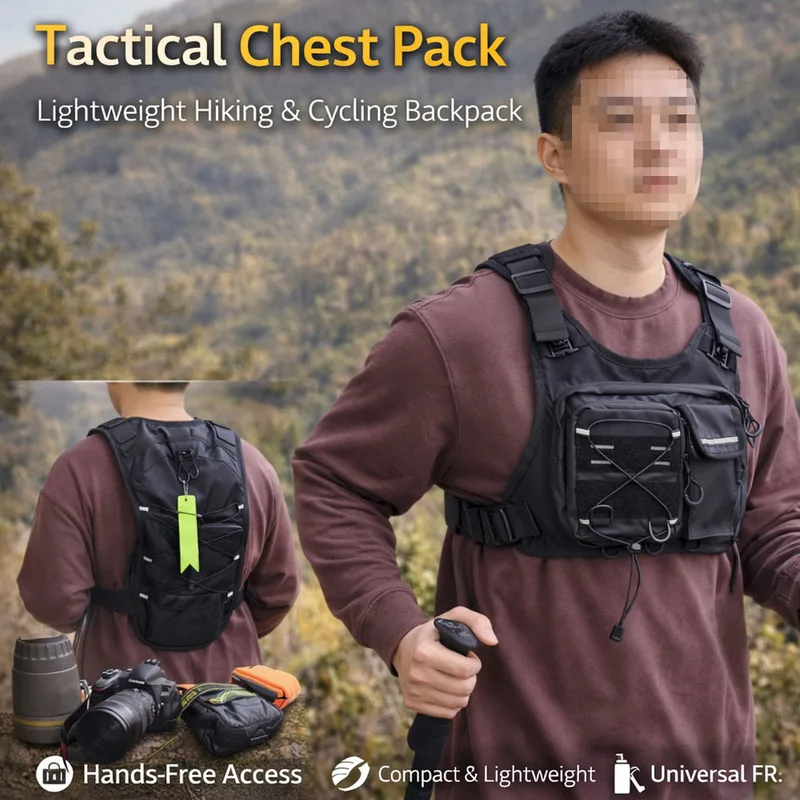 2026 Yeni Taktik Yelek Göğüs Ç - Running Gear Bag For Men incelemesi ve fiyatı