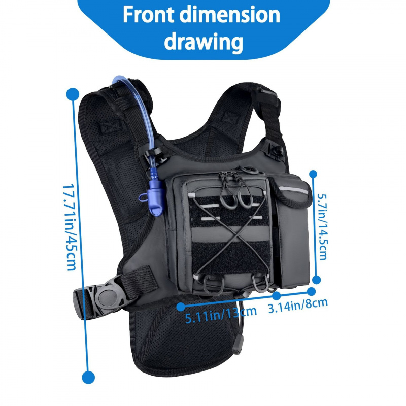 2026 Yeni Taktik Yelek Göğüs Ç - Running Gear Bag For Men incelemesi ve fiyatı