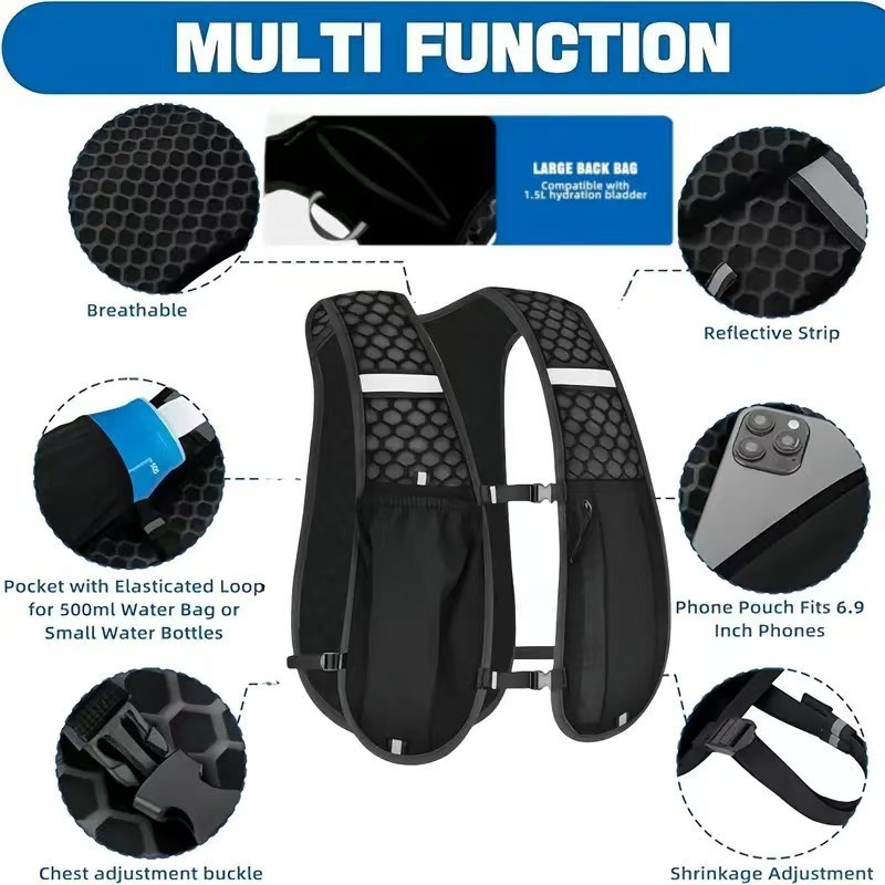Hidrasyon Sırt Çantası Yeleği  - Running Gear Bag For Men incelemesi ve fiyatı